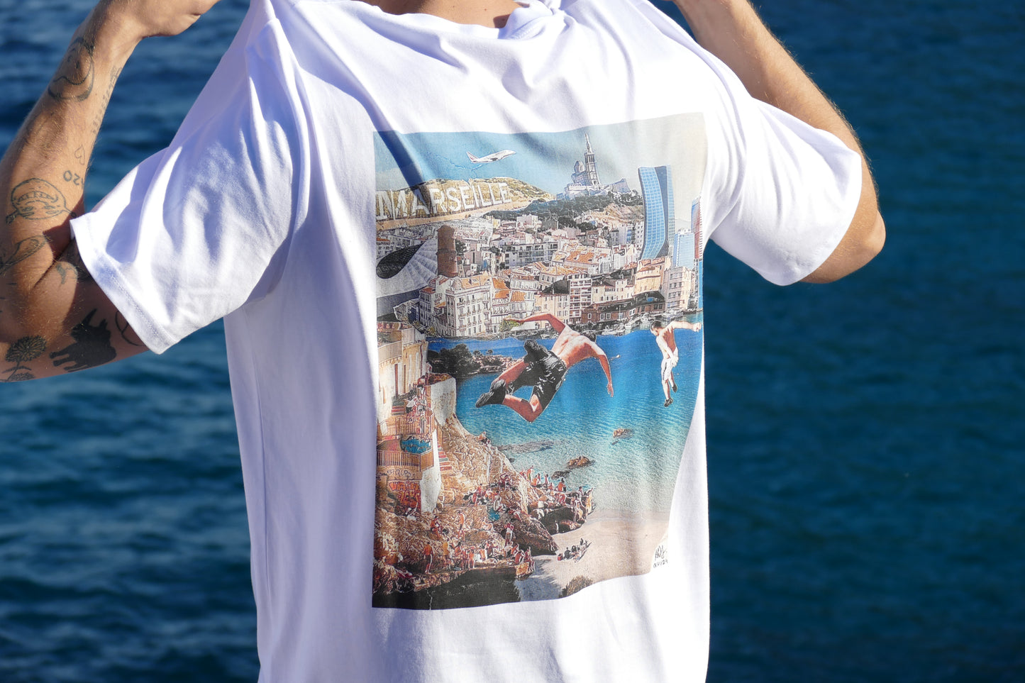« Plongeon dans la ville » - le tee-shirt