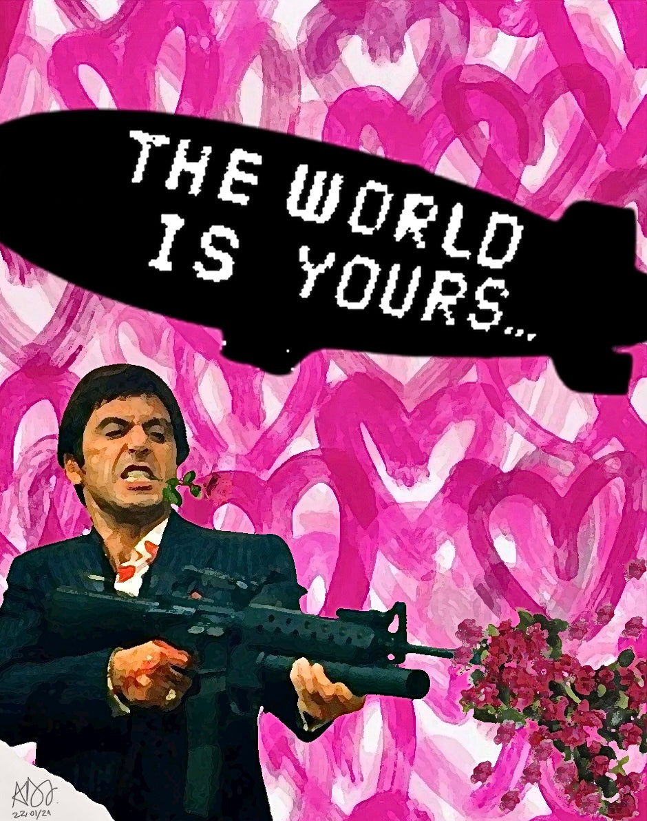 "La fleur au fusil" (love edition) - le poster