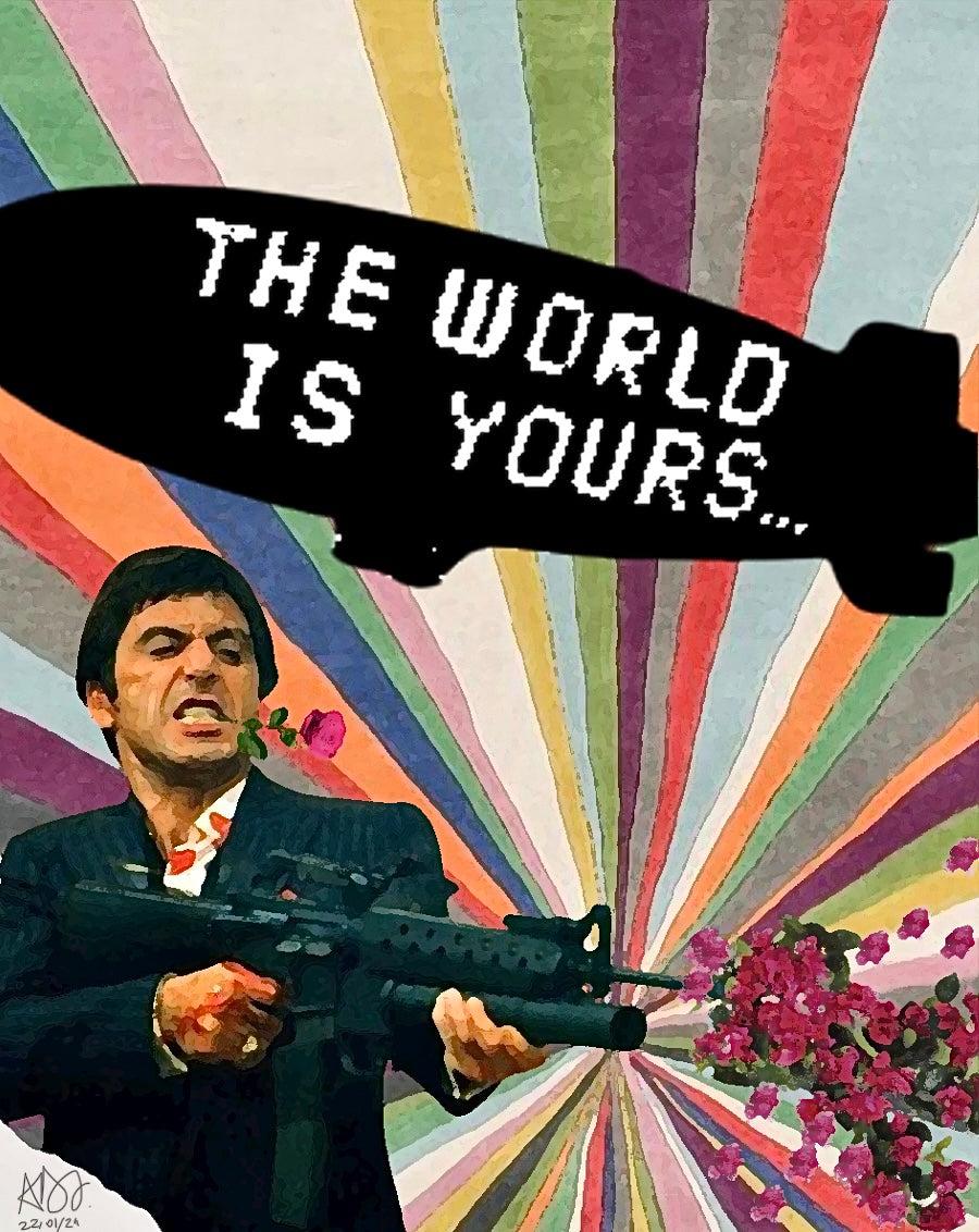 "La fleur au fusil" (tunnel edition) - le poster