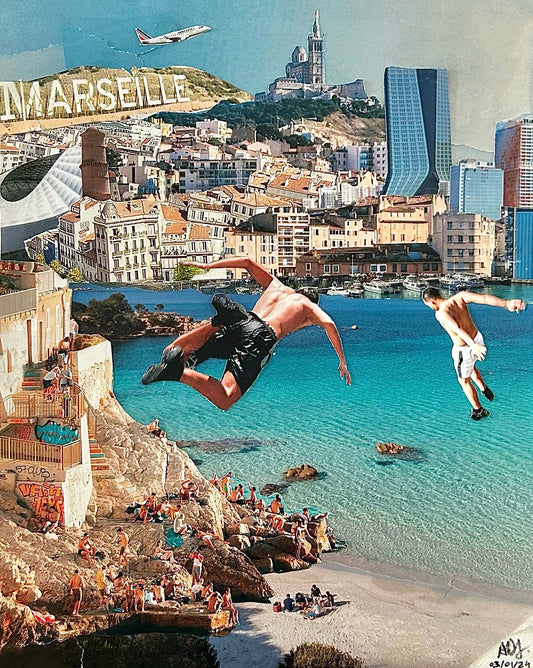 "Plongeon dans la ville" - le poster